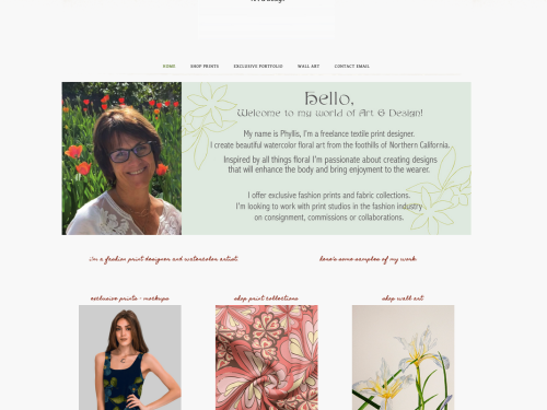 Phyllis Orzalli Art & Design Website